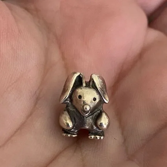 Authentic Pandora Original Bunny Rabbit Charm - Picture 1 of 2